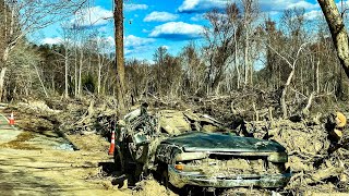 Green River Cove Helene Destruction  Saluda NC [upl. by Raveaux]