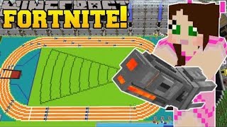 PopularMMOs Pat and Jen Minecraft OLYMPICS STADIUM  FORTNITE BATTLE ROYALE  Modded MiniGame [upl. by Rovaert]