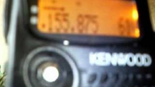 Kenwood THF7E Scanning [upl. by Htbazile]