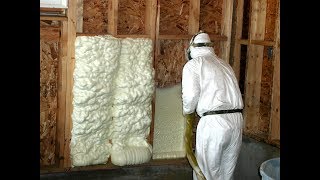 Spray Foam Insulation Install for Home Owners [upl. by Sudaorb]