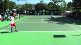 04 26 2013 USC Vs Cal doubles Ojai NCAA tennis [upl. by Yehs]