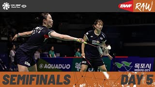 Korea Open 2024  Day 5  Court 2  Semifinals [upl. by Reiniar]