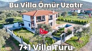 Zümrüttepede Dev Gibi Villa 800 m2 Arsa İçinde Harika Villa Turu E535 [upl. by Bonnibelle]