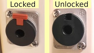 Removing Locking Mechanism On Neutrik Jack [upl. by Nitsirt]