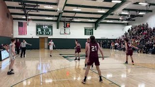 Video Weedsport battles Port Byron in boys basketball [upl. by Nylkaj594]