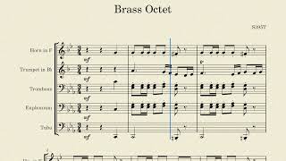 S395T  Brass Octet A short piece [upl. by Aehta]