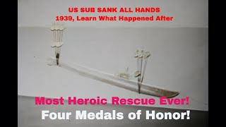 1939 Off New Hampshire  Submarine Rescue Documentary after Sinking 250 ft of Water navalhistory [upl. by Marb]