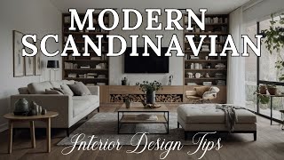 10 Scandinavian Style Interior Design Tips You NEED to Know in 2024 [upl. by Auot496]