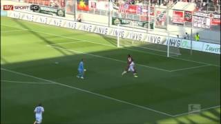 Jakub Sylvestr 1Tor der 2BundesligaSaison 1314 gegen Ingolstadt 190713 [upl. by Bouton]