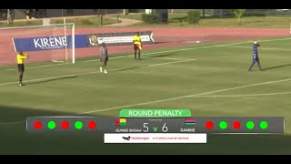 Guinea Bissau 5 vs 6 Gambia CAF U17 Africa Nations Cup 2024 Qualifiers Penalties Highlights amp Goals [upl. by Mateo]