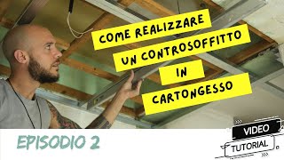 Come fare un controsoffitto in cartongesso [upl. by Adnilev747]