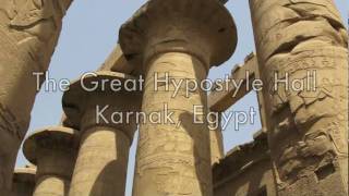 In the Hypostyle Hall at Karnak in Egypt [upl. by Imnubulo634]