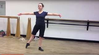 Temps Liés Ballet Class Tutorial beginner level [upl. by Romelle34]