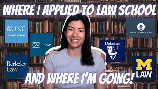 WHERE IM GOING TO LAW SCHOOL 2324 cycle recap applying to 16 schools my stats [upl. by Mllly]