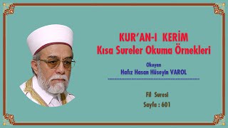 Hasan Hüseyin Varol  KURANI KERİMDEN KISA SURELER  Fîl Sûresi  Sayfa  601 [upl. by Julio]