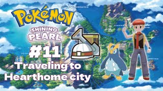 Traveling to Hearthome city Pokémon Brilliant Diamond and Shining Pearl Gameplay playthrough Part 11 [upl. by Legnaros]