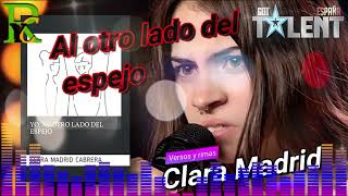 🎤 Poesía de Clara Madrid en Got Talent España 2023 🎶 quotYo Al otro lado del espejoquotremediosycaseros [upl. by Whitten584]