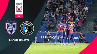 Johor Darul Tazim 50 Penang FC  FA QF  Highlights Piala FA 2023 [upl. by Nancie]