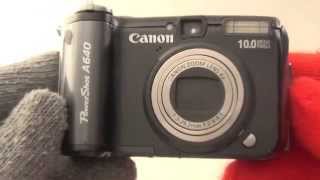 Canon A640 Has problems aug10 SOLD [upl. by Devine]