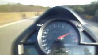 CB600F Hornet  Anchieta 244 kmh  top speed 151 mph  Velocidade Maxima [upl. by Lewse272]