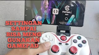 cara penggunaan gamepad X3 White bermain Efootball 2024 [upl. by Frasquito]