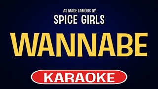 Spice Girls  Wannabe Karaoke Version [upl. by Jorrie248]