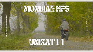 Autumn Riding a motorcycle  Mondial HPS 125 x Unikat 11 [upl. by Faires888]