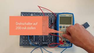 Stromstärken mit einem Multimeter messen PeakTech 2005 [upl. by Meggie]