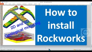 How to install RockworksGeology software [upl. by Nyad305]