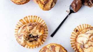 Nutella Swirl Muffins [upl. by Attiuqal214]