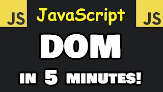 The JavaScript DOM explained in 5 minutes 🌳 [upl. by Amahs688]