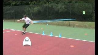 Tennis movement and footwork trainingwmv [upl. by Arba990]