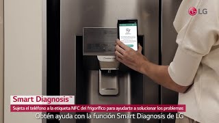 Refrigeradores LG Side by Side Una solución simple y fácil con Smart Diagnosis™ [upl. by Anilad]