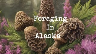 Foraging in Alaska  Fireweed Shoots Morels and Spruce Tips [upl. by Ninerb692]