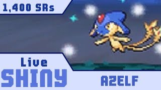 Live Shiny Azelf after exactly 1400 SRs • Pokemon Black 2 [upl. by Sudnac]