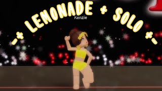 ROBLOX “Lemonade” DANCE MOMS  Kenzie solo [upl. by Ahsiakal]