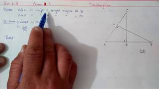 Chapter6 Ex63 Q78910 Triangles  Ncert Maths Class 10  Cbse [upl. by Felten]