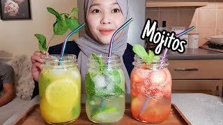 Virgin Mojito Strawberry and Citrus Mojito No Alcohol  Perfect Drinks for Iftar [upl. by Burrton]