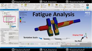 Fatigue Analysis in Ansys Workbench  Lesson 36  Ansys Tutorial [upl. by Fanchette]