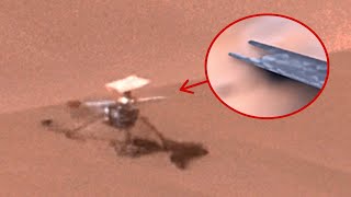 Perseverance Rover identifies damaged blades of Ingenuity Mars Helicopter while it makes final spin [upl. by Sedicla]