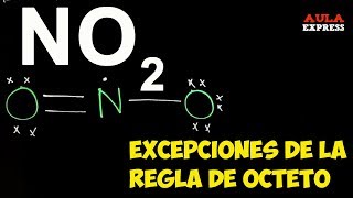 QUÍMICA Excepciones Regla Octeto Enlace Covalente  NO NO2 BeH2BF3 BACHILLERATO AULAEXPRESS [upl. by Damon]