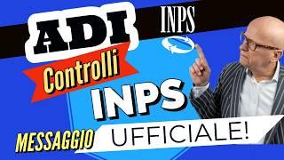 ADI 👉 Nuovi Controlli sullAssegno di Inclusione MESSAGGIO UFFICIALE INPS❗️ [upl. by Corena]