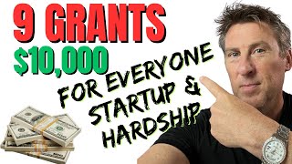 9 GRANTS Free money you Dont pay back HARDSHIP amp STARTUPs not loan [upl. by Orion]