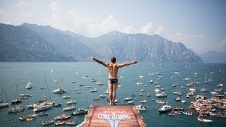 Red Bull Cliff Diving World Series 2013  Event Clip Men  Italy Malcesine [upl. by Sheply]