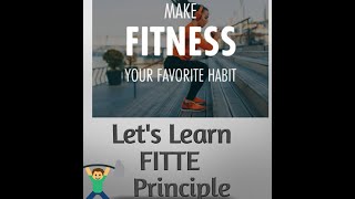 The FITTE Principle for training programs what is FITTE formula meaning [upl. by Evadnee]