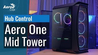 AeroCool Aero One Mid Tower Case  How to Control the RGB Lighting with the PC Reset Button [upl. by Joshuah]