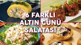 Tarifini Kimseye Vermek İstemeyeceğiniz 6 Farklı Altın Günü Salatası  Salata Tarifleri [upl. by Nelleoj77]