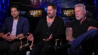 Magic Mike XXL Joe Manganiello Adam Rodriguez amp Kevin Nash Exclusive Interview  ScreenSlam [upl. by Asinla18]