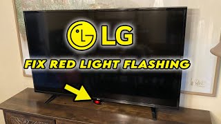 LG TV  How to Fix Red Light Blinking [upl. by Fahland417]