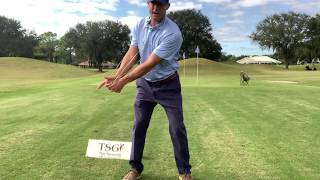 Golf resistance band drill for width and connection [upl. by Cyndie]